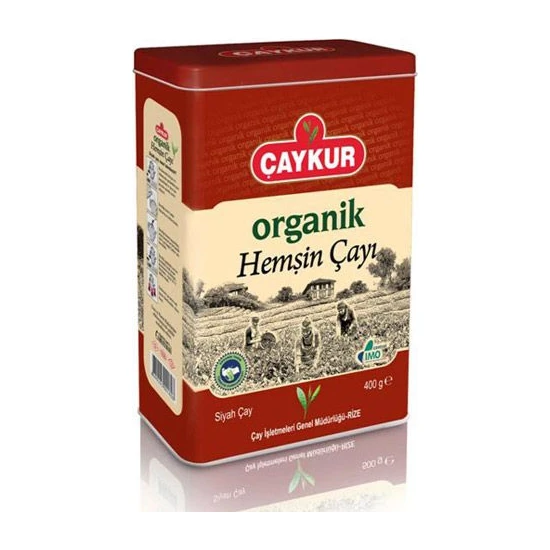 Çaykur Organik Hemşin Çay 400 Gr (Teneke Kutu)