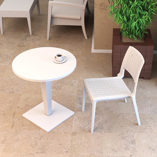 Siesta Rattan Verona Sandalye Beyaz Fiyatı Taksit Seçenekleri