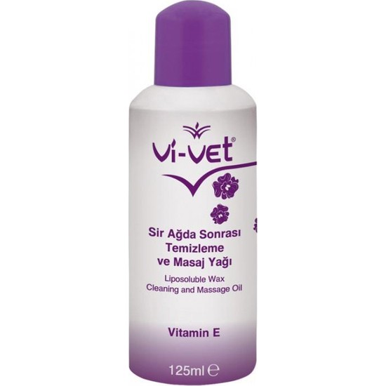Vi-Vet Ağda Sonrası Temizleme Ve Masaj Yağı E Vitamini 125Ml