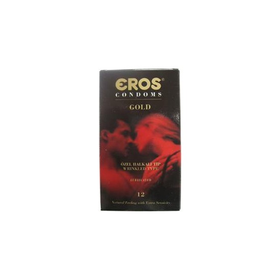 Eros Gold Halkalı (12'li) Prezervatif