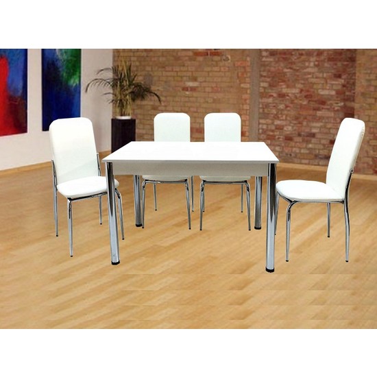 Gül Masa Mutfak Masaları Takımı 4 Adet Sandalyeli Mutfak Fiyatı