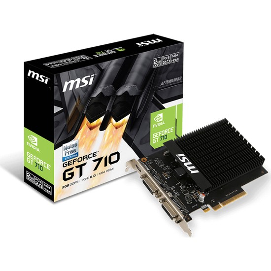MSI Nvidia GeForce GT 710 2GB 64Bit GDDR3 (DX11) PCI-E 2.0 Fiyatı