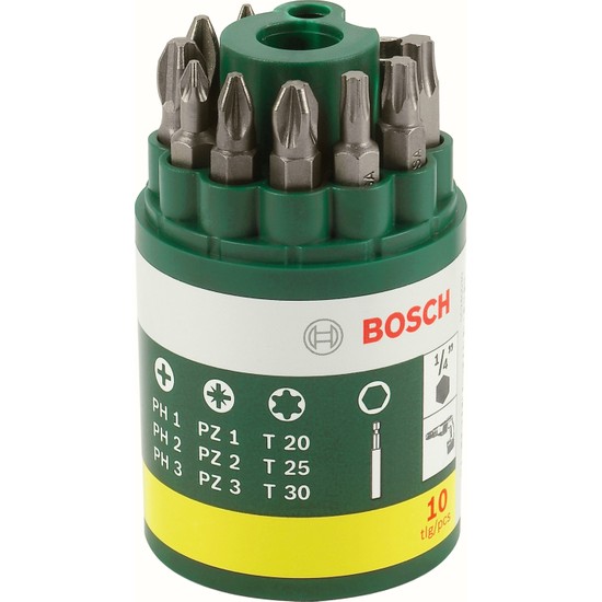 Bosch DIY 10 Parçalı Vidalama Ucu Seti