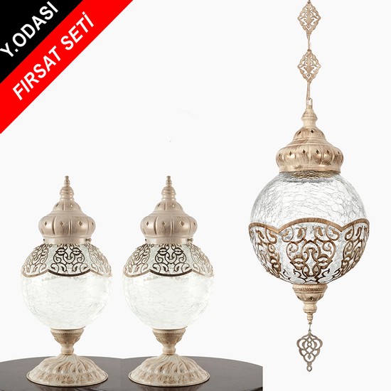 Topkapı Yatak Odası Seti Krem Üzeri Gold Patineli Fiyatı