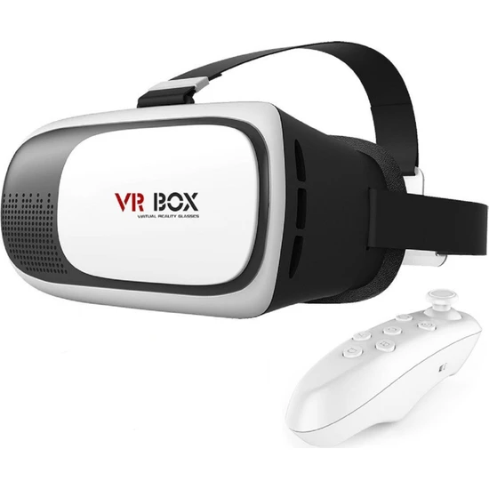 Vr Box 3.2 3D Sanal Gerçeklik Gözlüğü Ve Bluetooth Kumanda