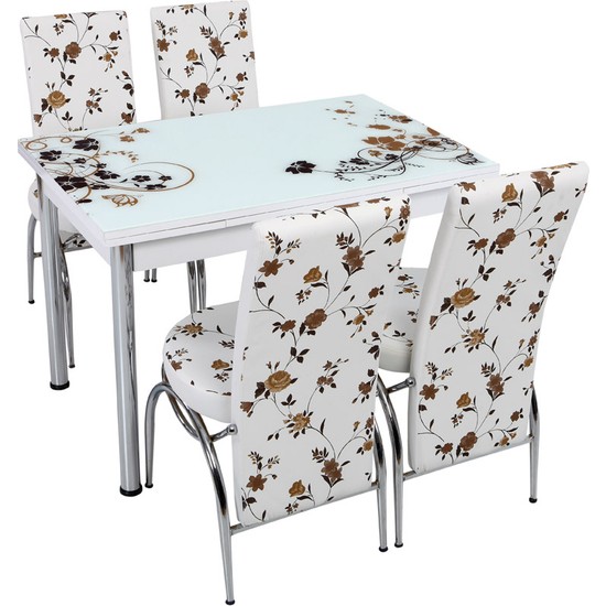 Osmanlı Mutfak Masa Takımı Masa + 6 Lale Sandalye Kahve Fiyatı