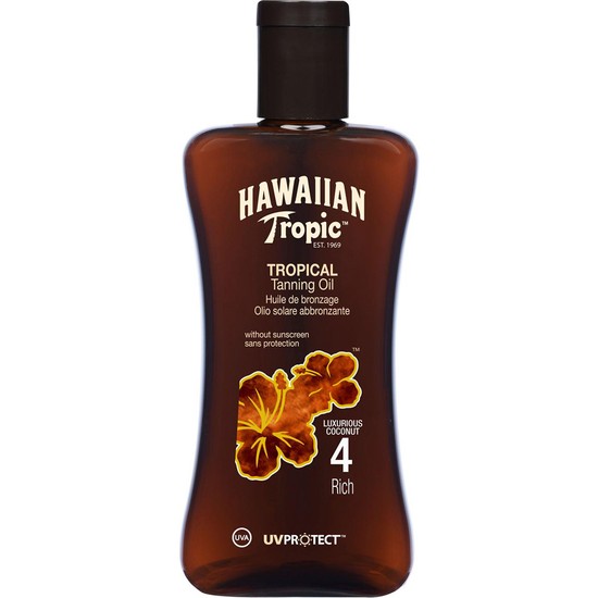 Hawaiian Tropic Protective Tanning Oil Spf4 200Ml Fiyatı