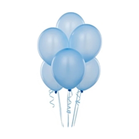 Balonevi Balon 12 Açık Mavi Renk  200 Adet