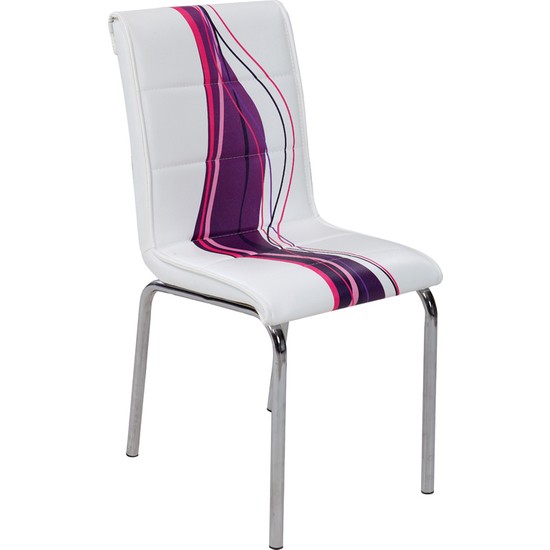 Osmanlı Mobilya 4 Adet Pedli Sandalye Mor Dalga Fiyatı