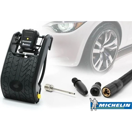 Michelin MC12209 Dijital Basınç Göstergeli Çift Pistonlu Ayak Pompası