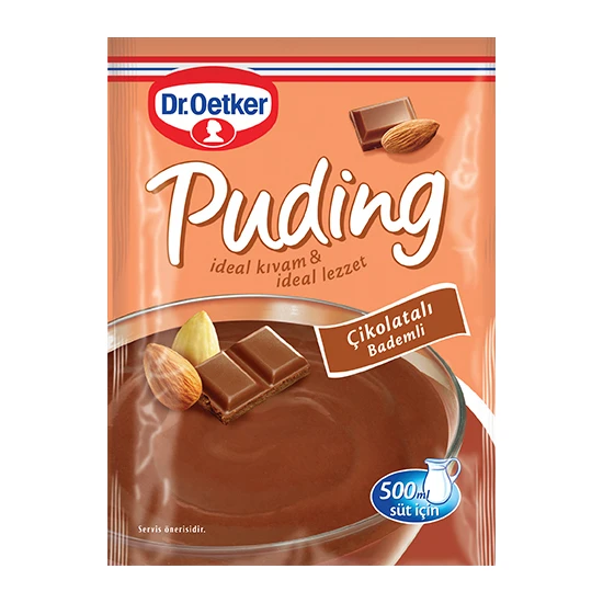 Dr. Oetker Çikolatalı Bademli Puding 118 gr