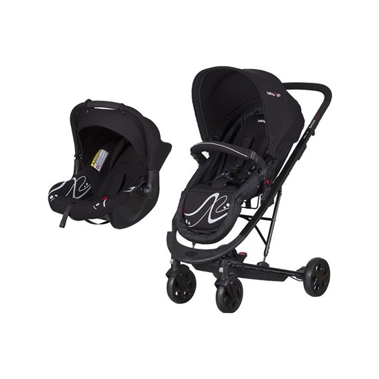 Baby2Go 86050 Millenium Seyahat Sistem Bebek Arabası Siyah