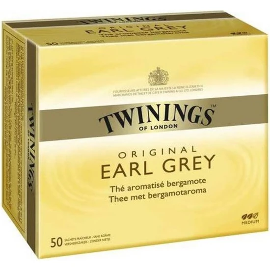 Twinings Poşet Çay - Earl Grey 50'li