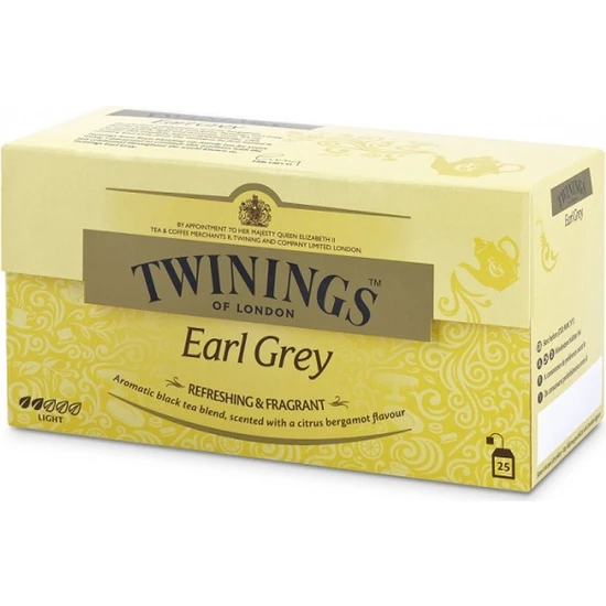 Twinings Earl Grey Poşet Çay - 25'li