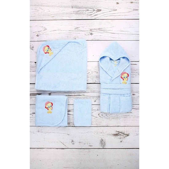 Özdilek Tweety Nak Bambu Bornoz Bebe Seti Mavi Fiyatı Özdilek Tweety Nak Bambu Bornoz Bebe Seti Mavi Fiyatı