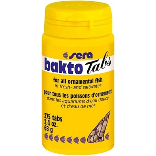 Sera Bakto Tabs 68 Gr 275 Tablet