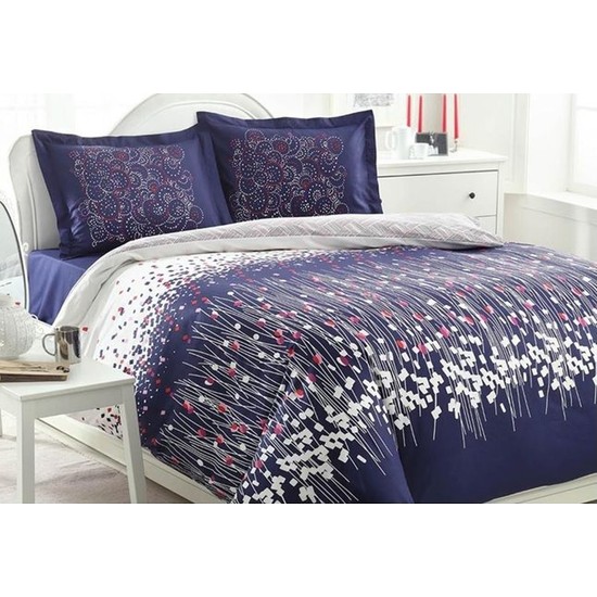 Özdilek Tek Kişilik Nevresim Takımı Merlot Lacivert Fiyatı