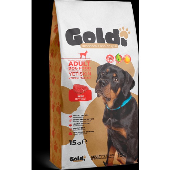 Goldi Biftekli Yetişkin Köpek Maması 15 Kg Fiyatı