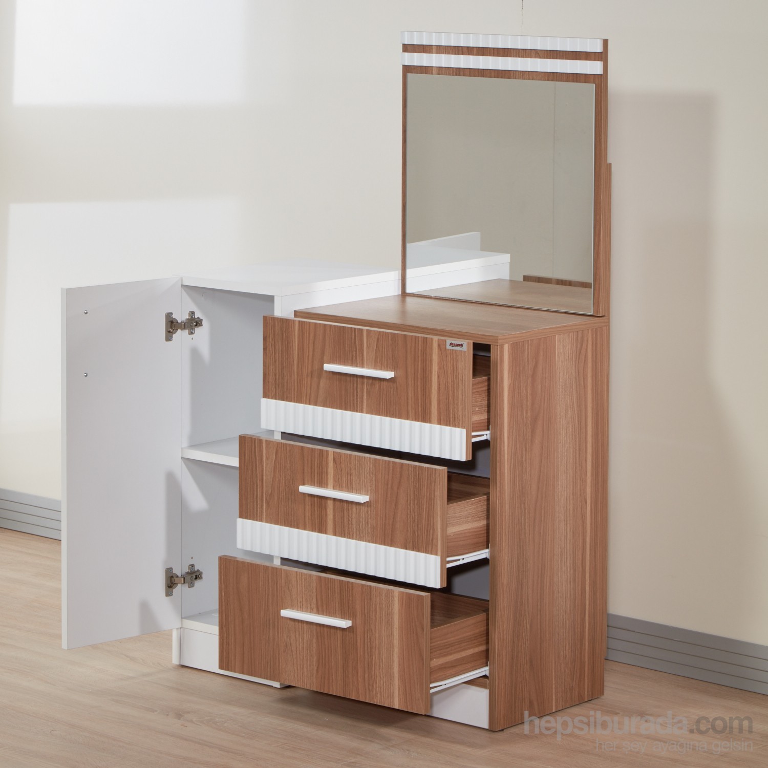 Dessenti Eyre Yatak Odası Aynalı Şifonyer Fiyatı