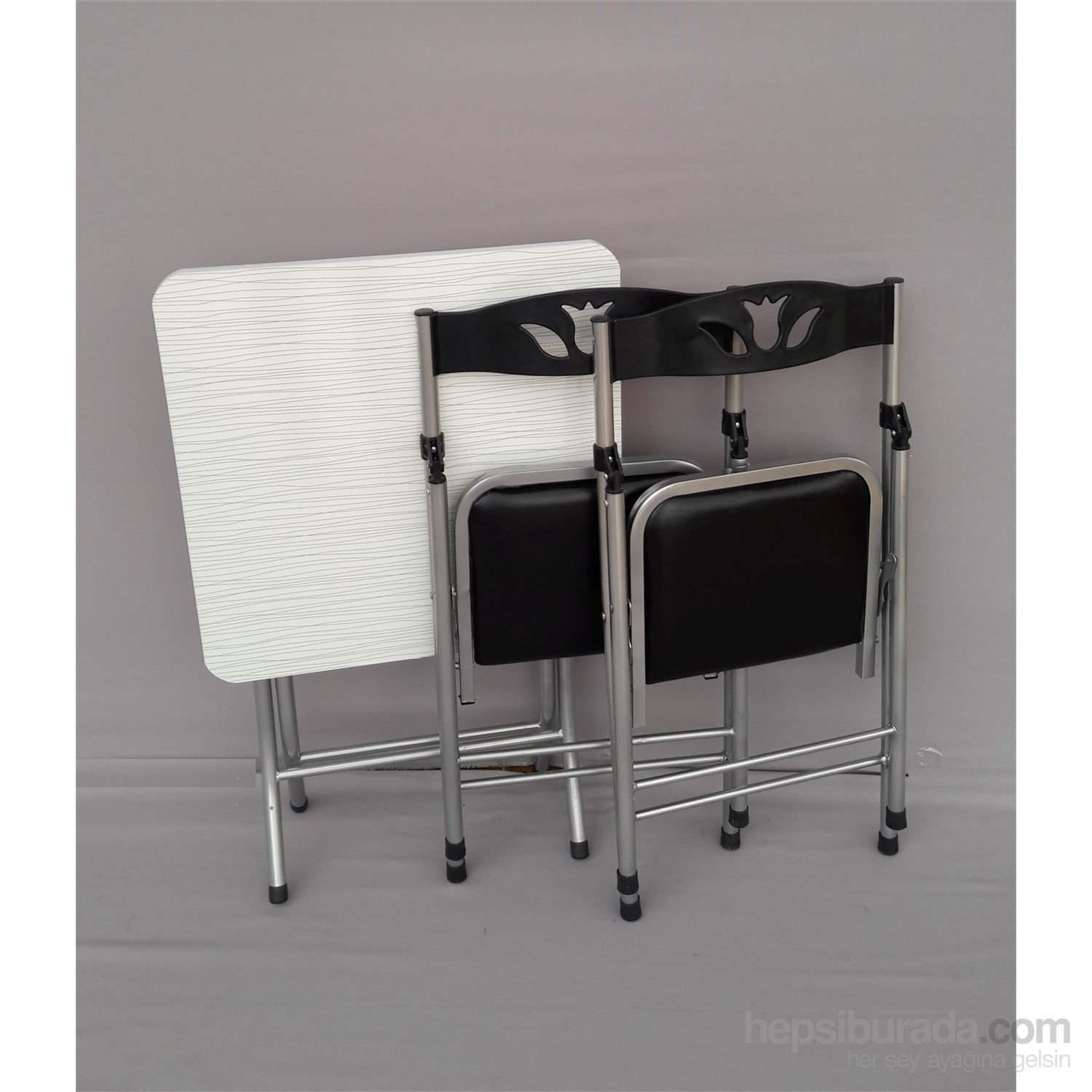 Vural Katlanabilir Mutfak Balkon Masa Sandalye Takımı Masa + Fiyatı