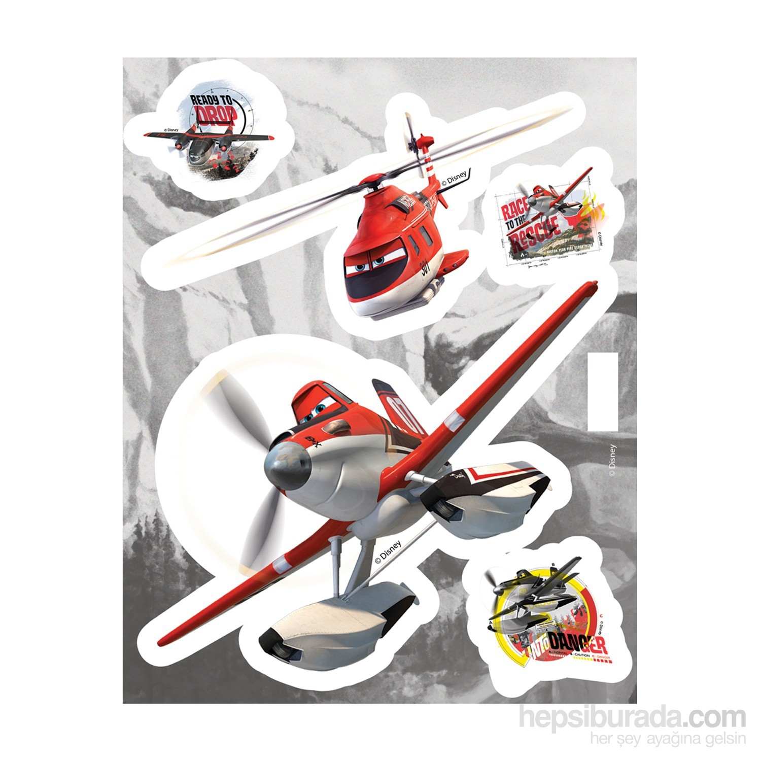 Artikel Fosforlu Duvar Sticker Planes FS189 Fiyatı