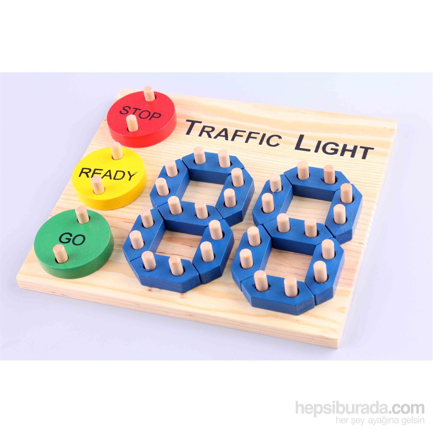 Learning Toys Traffic Light Wooden Puzzle Fiyatı