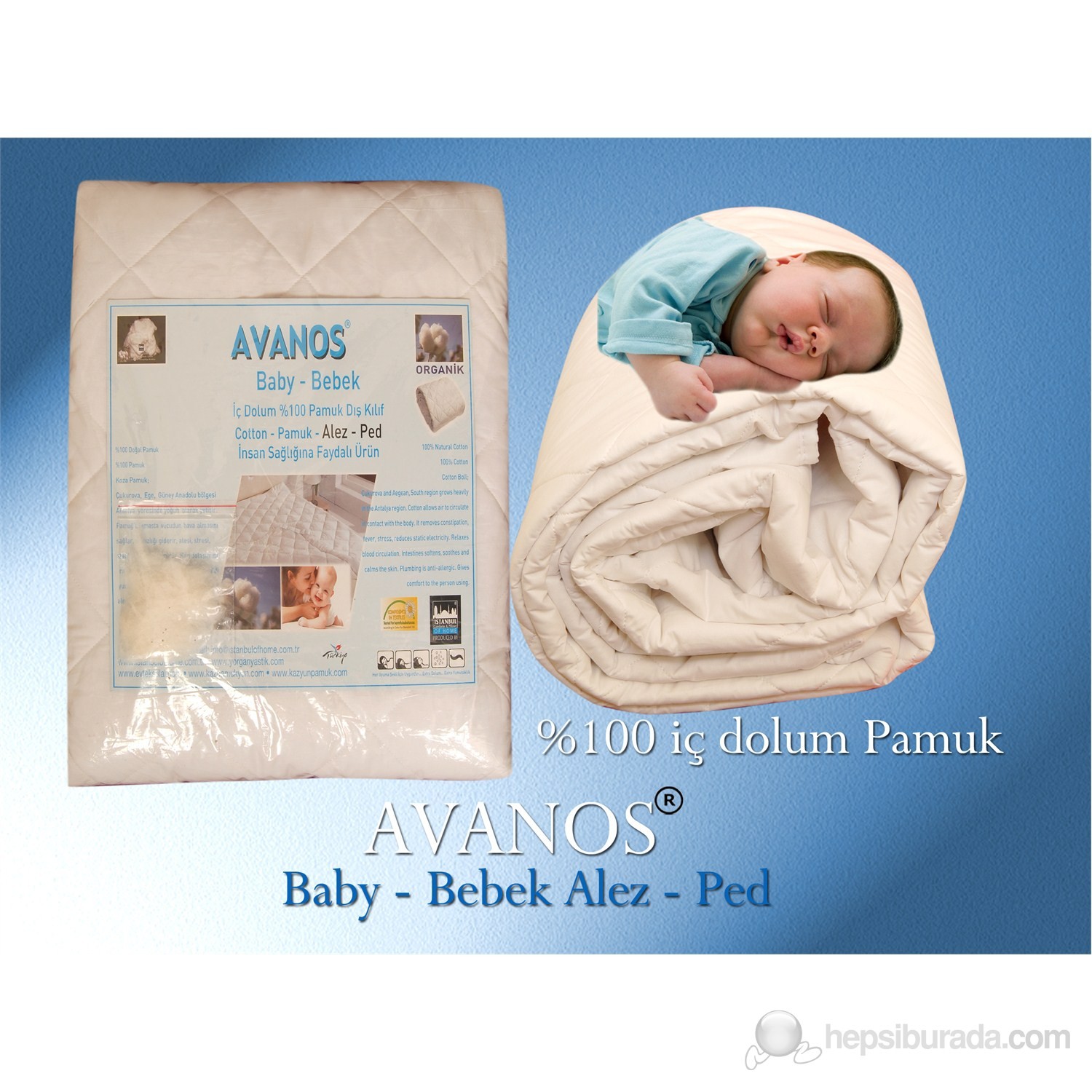 Avanos Pamuk Bebek Yatak Alez Ped Fiyatı Taksit Seçenekleri