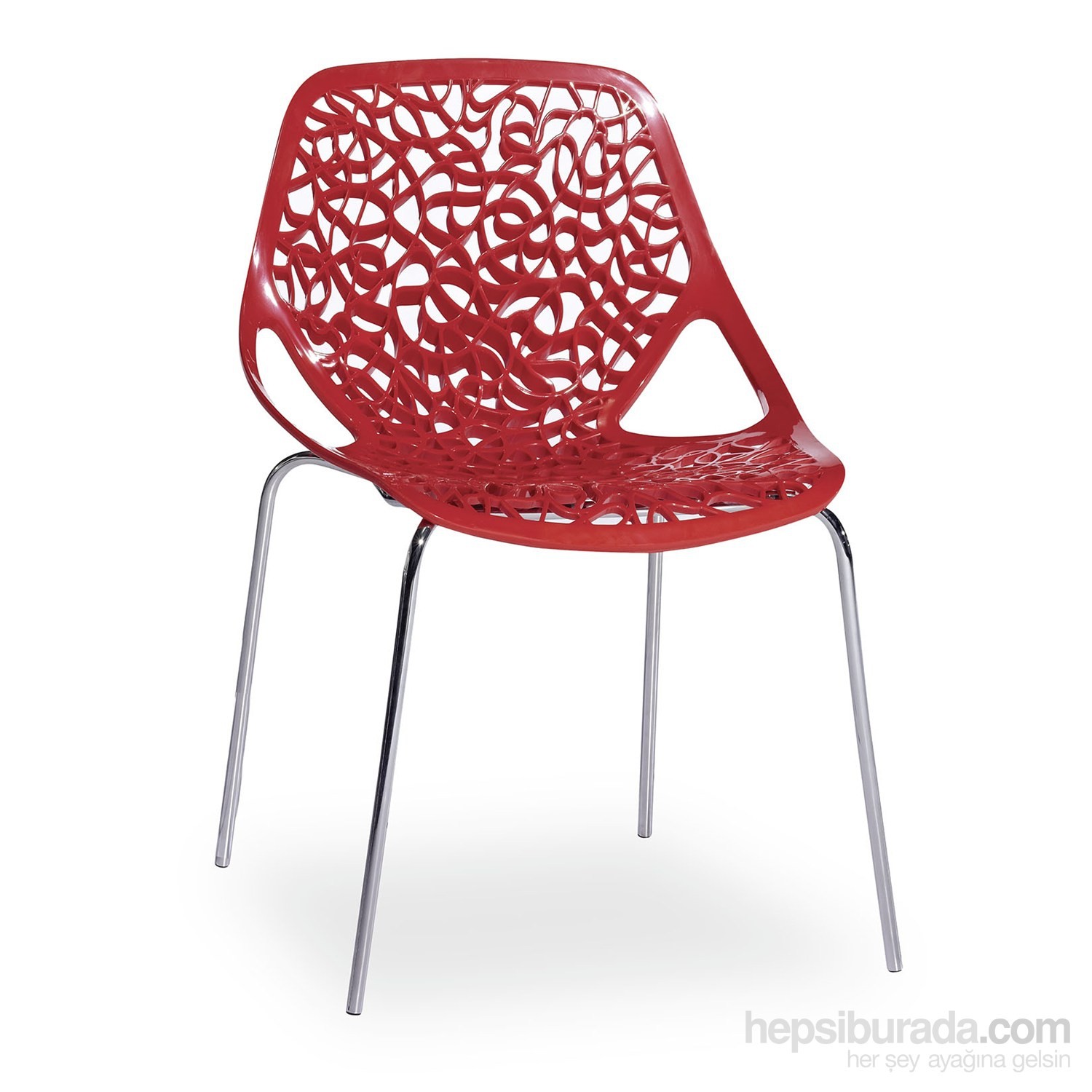 Sefes Lola 4 Adet Sandalye Kırmızı Fiyatı Taksit Seçenekleri