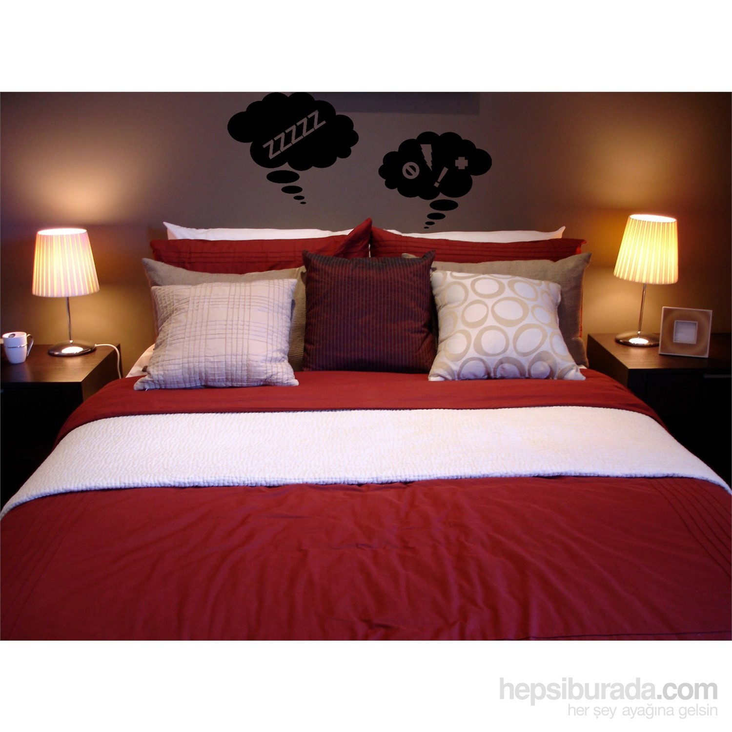 Dekorjinal Yatak Odası Duvar Sticker Uyku St68 Fiyatı