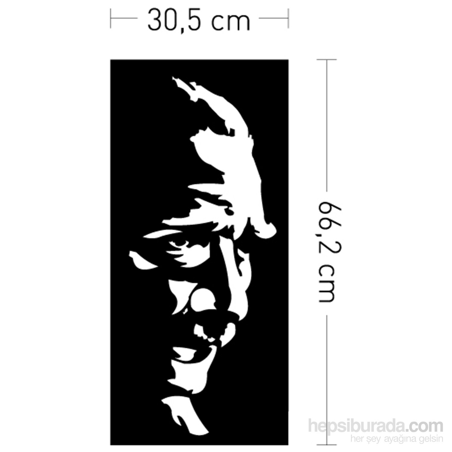 Artikel Atatürk2 Kadife Duvar Sticker Fiyatı Taksit Seçenekleri