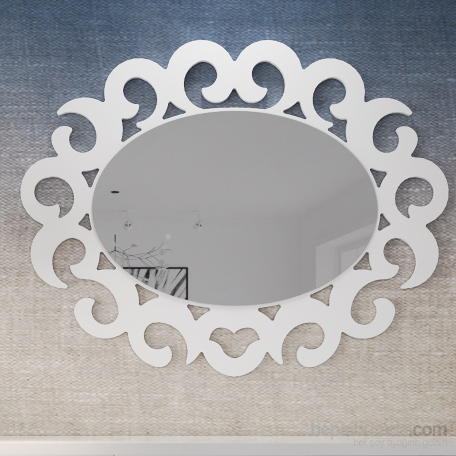 Eyibil Mobilya Elips Dekoratif Ayna 95X75 Cm Fiyatı Eyibil Mobilya Elips Dekoratif Ayna 95X75 Cm Fiyatı