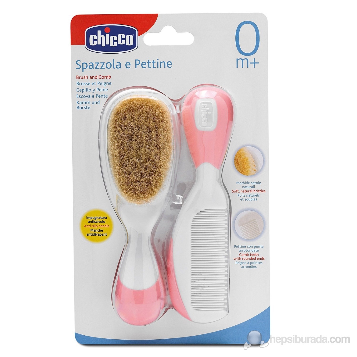 Chicco Yenı Fırca Tarak SetıPembe Fiyatı Taksit Seçenekleri