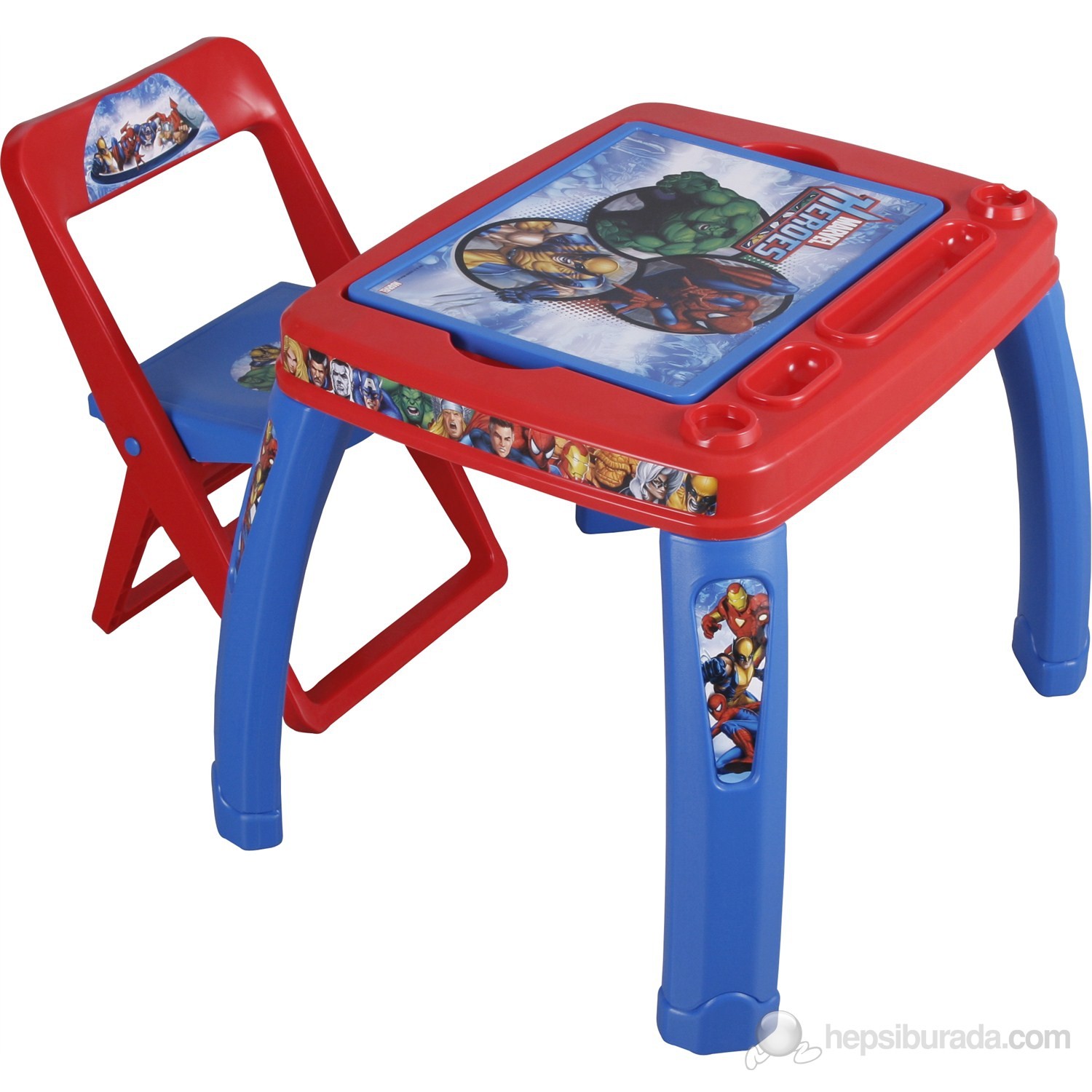 Pilsan Marvel Heroes Sandalye Çalışma Masası / Kırmızı Fiyatı Pilsan Marvel Heroes Sandalye Çalışma Masası / Kırmızı Fiyatı