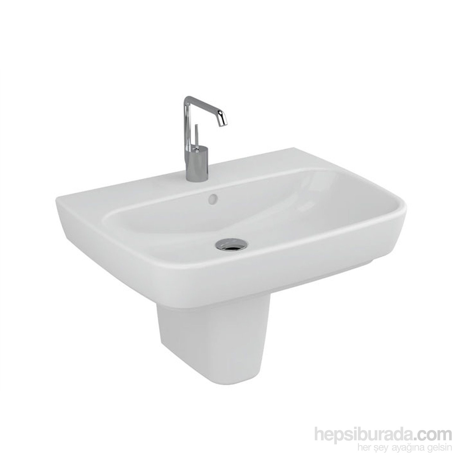 Раковина vitra shift 7075b003 0016 55 см в интерьере