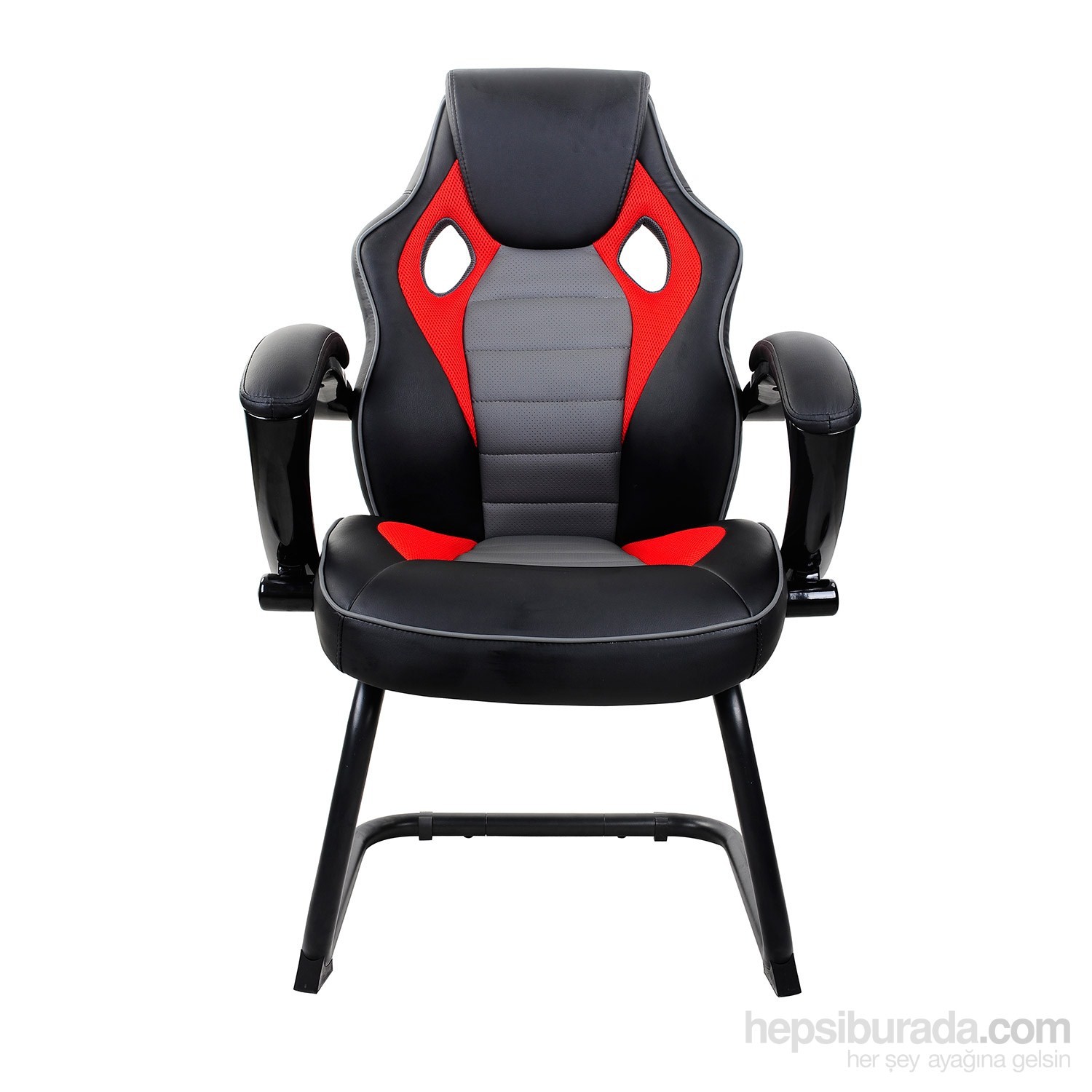 Max Office Racing Misafir koltuğu Siyah Gri Fiyatı