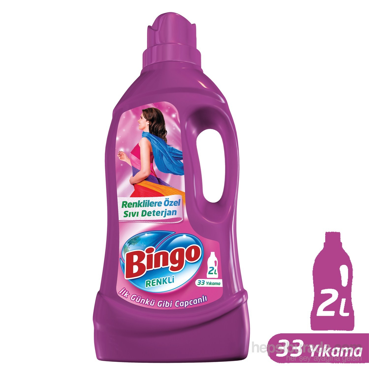 Bingo Renkli Sıvı Bakım Çamaşır Deterjanı 2L Fiyatı