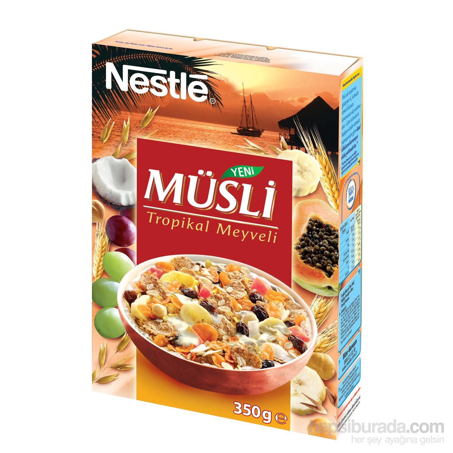 Nestle Tropikal Meyveli Müsli 350 gr Fiyatı Taksit Seçenekleri