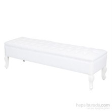 3A Mobilya White Swan Lükens Puf Sehpa