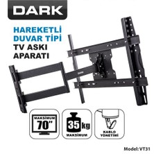 Dark DK-AC-VT31 37’-70’ Hareketli Duvar TV Askı Aparatı