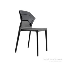 Papatya Ego Sandalye Siyah