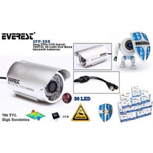 Everest SFR-388 Sony Effio CCD Sensör 6mm 700TVL 30 Ledli Osd Menü Güvenlik Kamerası