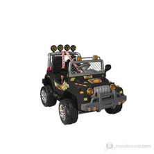 Akülü Mega Jeep Siyah