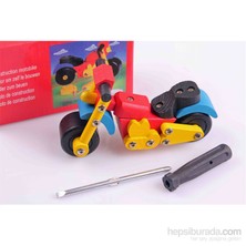 Learning Toys Wooden Construction Motorbike