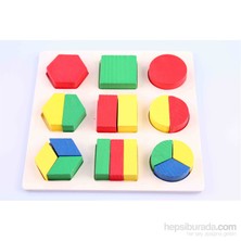 Wooden Toys Montessori Kavram Şekil Seti