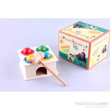 Wooden Toys Hammer Case Vertical Box