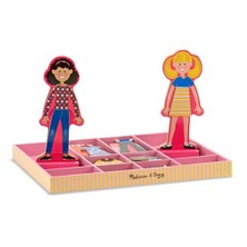 Melissa&Doug Ahşap Mıknatıslı Giydirme - Abby İle Emma