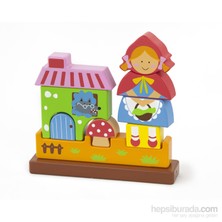 Vıga Toys 3D Puzzle Blok - Kırmızı Başlıklı Kız