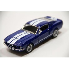 Kinsmart 1967 Shelby Gt500 (Mavi) 1:38 Metal Çek Bırak Araba