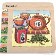 Beleduc Katlı Puzzle-Çay 15X15 Cm