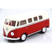 Kinsmart 1962 Volkswagen Classical Bus (Kırmızı-Krem) 1:32 Diecast Metal